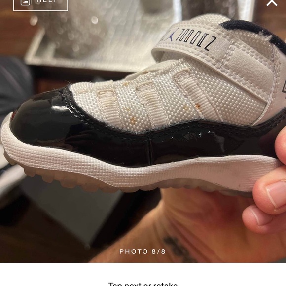 Nike Jordan 11 Concord Infant Size 6 - Picture 3 of 7